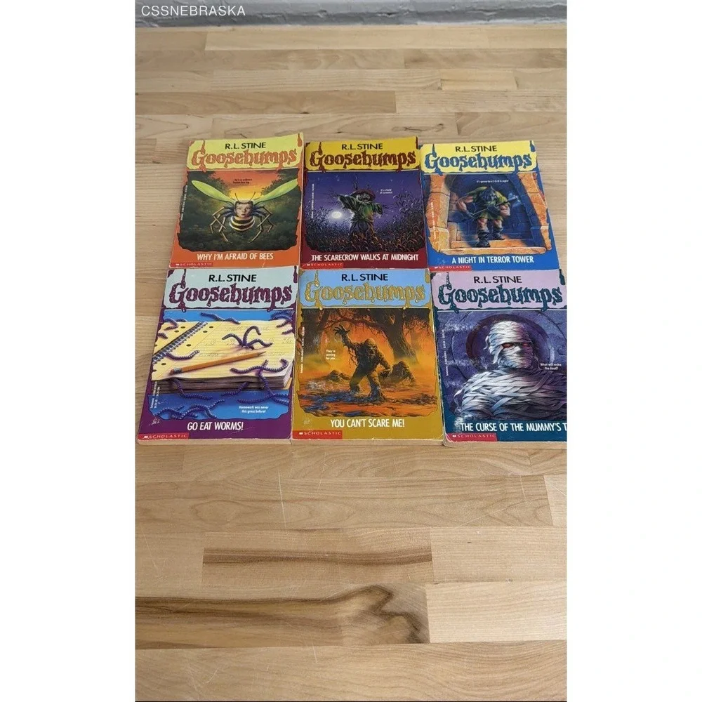 VINTAGE Goosebumps LOT of 6 Books~1990's 2st Printings‎